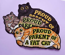 Load image into Gallery viewer, Fat Cat - Bumper Sticker
