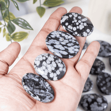 Load image into Gallery viewer, Snowflake Obsidian - Worry Stones
