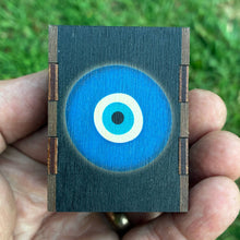 Load image into Gallery viewer, Matches • Evil Eye Wooden Matchboxes•
