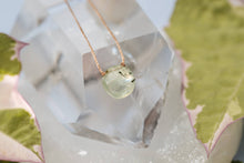 Load image into Gallery viewer, Prehnite Quartz Beam Necklace - I Believe in You
