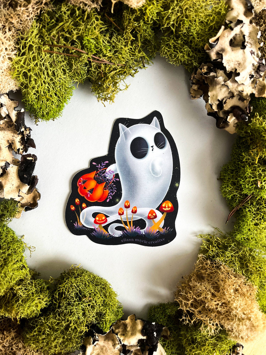 Scaredy Cat Sticker