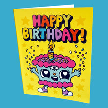 Load image into Gallery viewer, Greeting Card - Happy Birthday Cake
