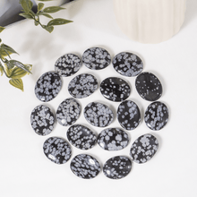 Load image into Gallery viewer, Snowflake Obsidian - Worry Stones
