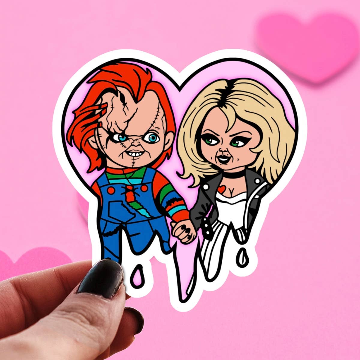 Chucky Sticker - Bride of Chucky Horror Movie Decal – The Cosmic Exchange