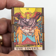 Load image into Gallery viewer, Wooden Matchbox • The Lovers
