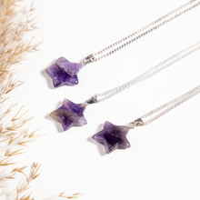Load image into Gallery viewer, Natural Gemstone Star Pendants Crystal Charms for Jewelry
