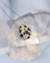 Load image into Gallery viewer, Dog Mom Necklace with Dalmatian Jasper
