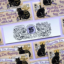 Load image into Gallery viewer, Tiny Witch Hat - Bumper Sticker
