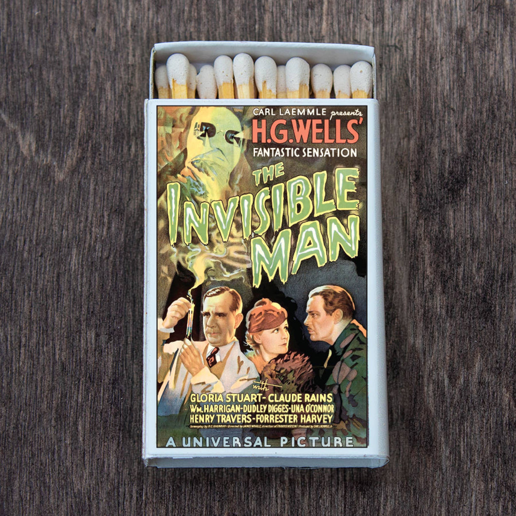 Invisible Man Universal Movie Poster Matchbox