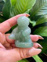 Load image into Gallery viewer, Green Aventurine Ninja Turtle Carving
