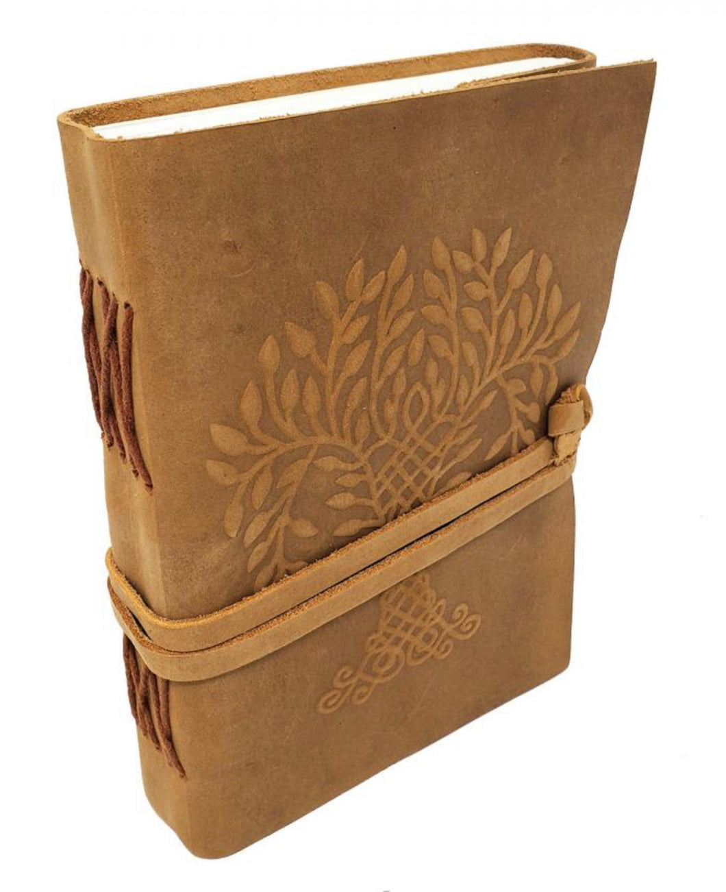 Tree of Life Soft Leather Journal with Cord