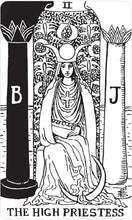 Load image into Gallery viewer, Black &amp; White Rider-Waite Tarot Deck
