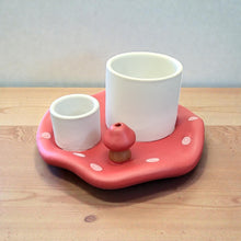 Load image into Gallery viewer, Ceramic Triple-Use Burner (Smudge Stick, Palo Santo, candle &amp; Incense)
