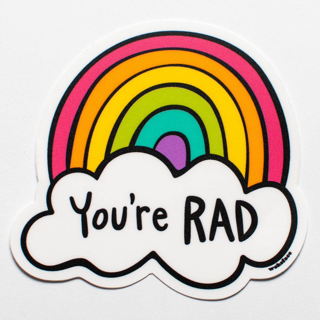 Sticker - You're Rad Rainbow