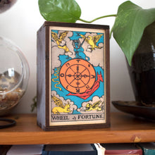 Load image into Gallery viewer, Tarot - 10 - Wheel Of Fortune Full Color Stash Box
