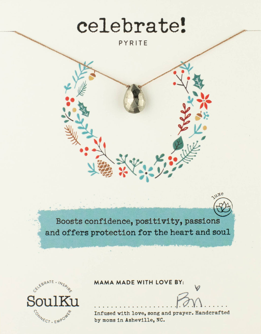 Pyrite Luxe Necklace to Celebrate!