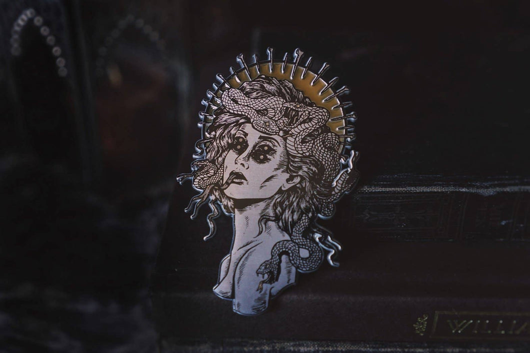 Glowing Medusa Pin