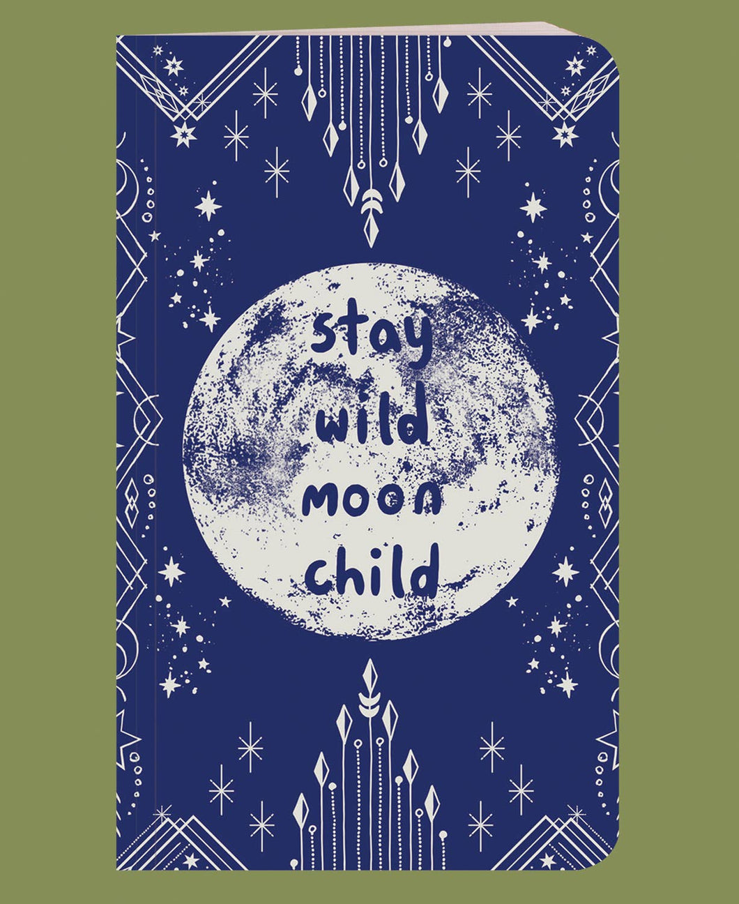 Stay Wild Moon Child Recycled Notebook