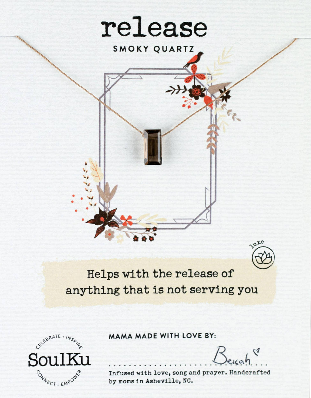 Smoky Quartz Refined Necklace for Release