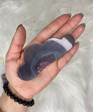 Load image into Gallery viewer, Agate Amethyst Druzy Cloud
