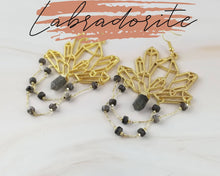 Load image into Gallery viewer, Gold Gemstone Cluster Earrings
