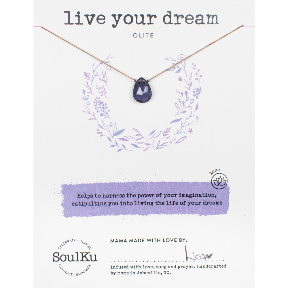 Iolite Luxe Necklace - Live Your Dream