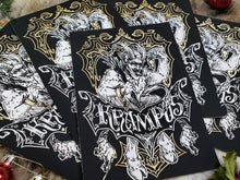 Load image into Gallery viewer, Gold Krampus Hand Printed Cards
