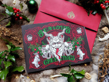 Load image into Gallery viewer, Season&#39;s Greetings Krampus Cards
