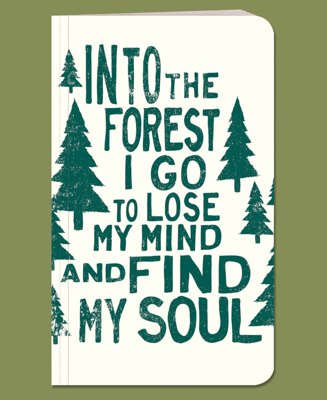 Into the Forest Recycled Notebook