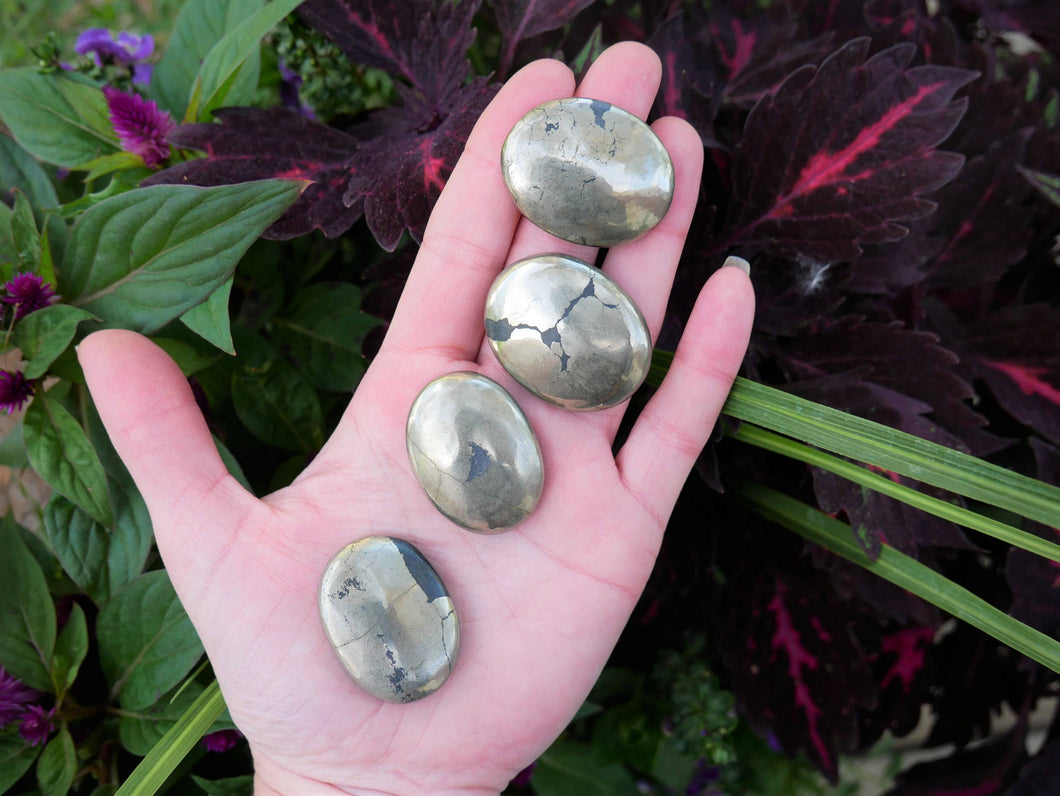 Pyrite Worry Stones Crystals