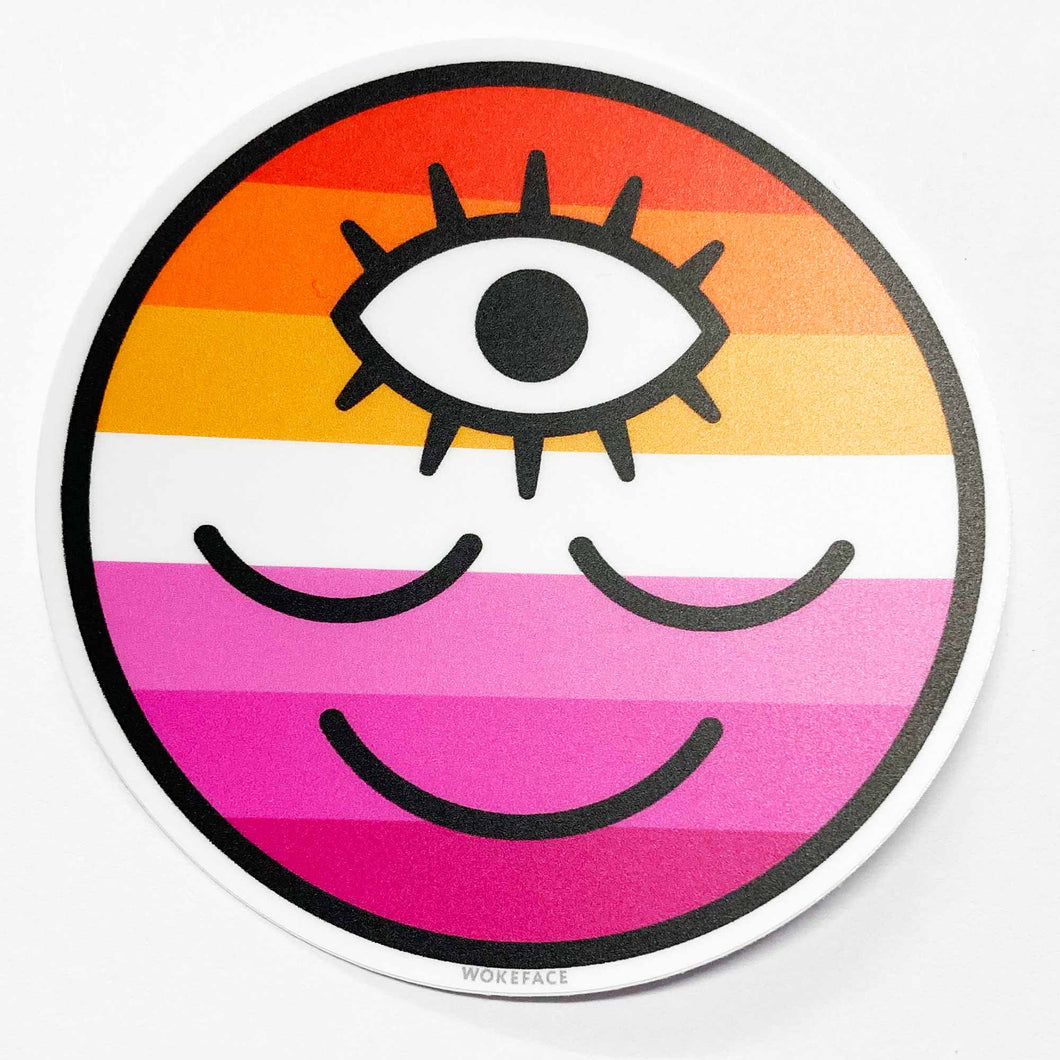 Sticker - Flag: Lesbian