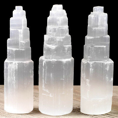 Selenite Raw Formation Towers