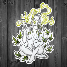 Load image into Gallery viewer, Green witch sticker
