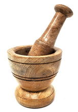Load image into Gallery viewer, Wooden Mortar and Pestle
