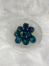 Load image into Gallery viewer, Teal Agate Cubes
