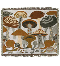 Load image into Gallery viewer, Mushroom Blanket/Tapestry Reversible

