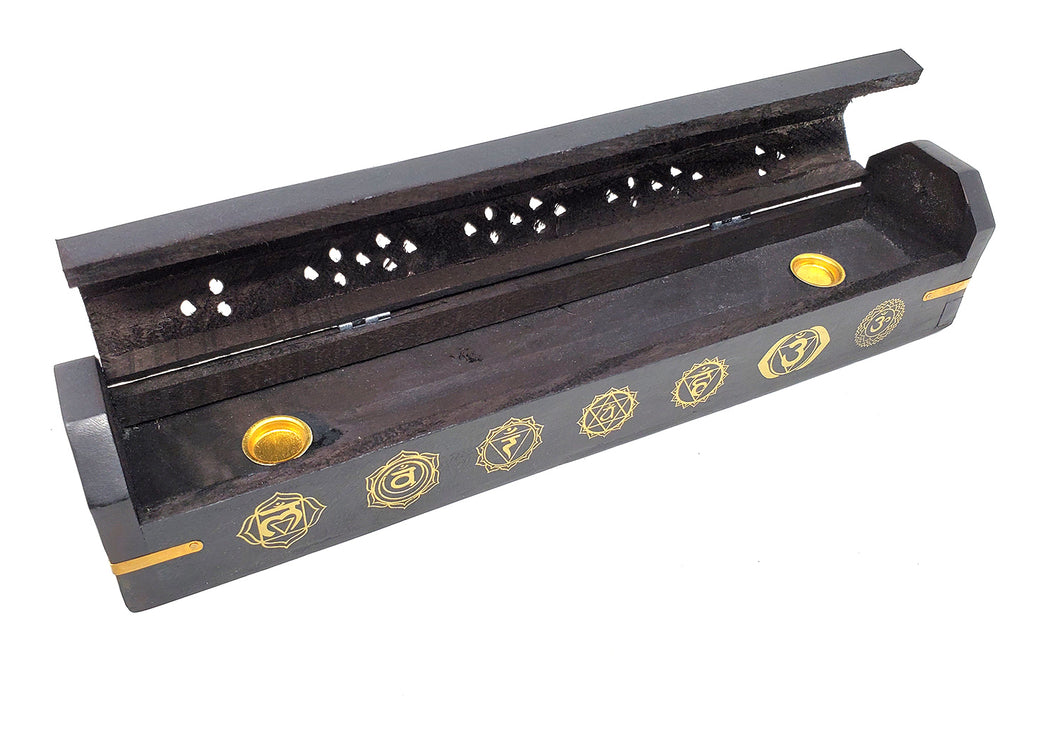 Wooden Incense Box Burner