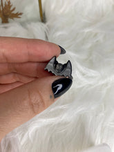Load image into Gallery viewer, Silver sheen Obsidian Mini Carvings
