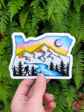 Load image into Gallery viewer, Oregon Moonrise sticker
