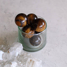 Load image into Gallery viewer, Tigers Eye Mini Spheres
