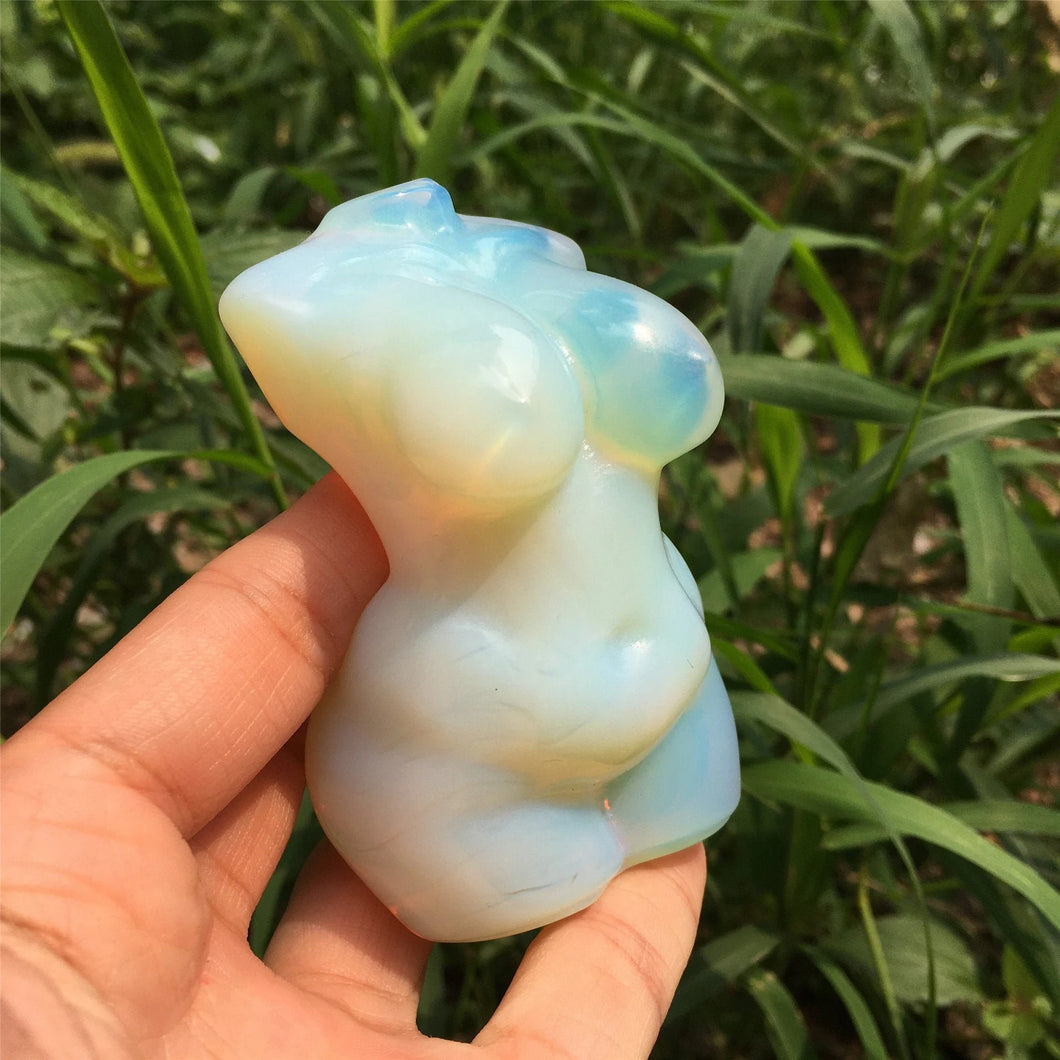 Crystal Carved Curvy Goddess - Large
