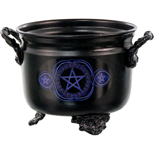 Metal Cauldron- Pentacle