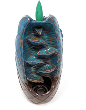 Load image into Gallery viewer, Backflow incense Burner-Dual Ceramic Dragon and Waterfall
