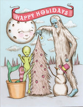 Load image into Gallery viewer, Enchanted Weird and Wonderful Holiday Postcard - 4 x 6&quot; by Marybel Martin
