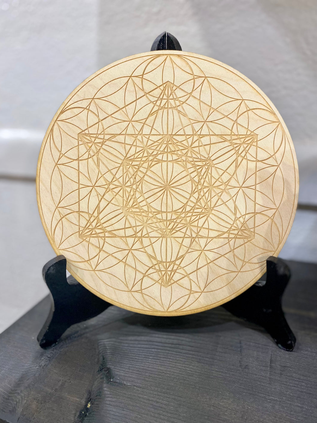 Metatron's Cube and Flower of Life Crystal Grid