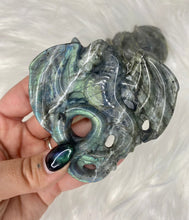 Load image into Gallery viewer, Labradorite Dragon Carving
