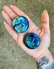 Load image into Gallery viewer, Labradorite Carved Sun/Moon
