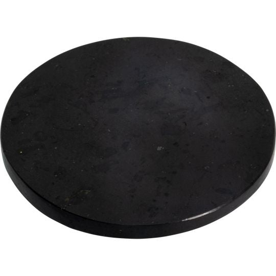 Polished Black Tourmaline Scrying Disk