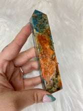 Load image into Gallery viewer, Sunstone &amp; Blue Apatite Tower
