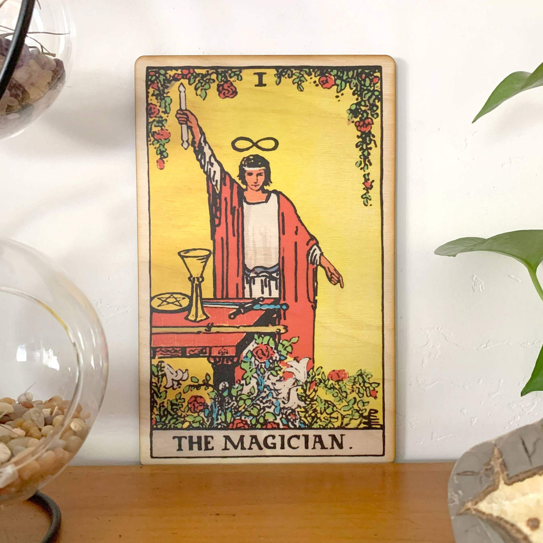 Tarot Major Arcana Full Color Wood Wall Art